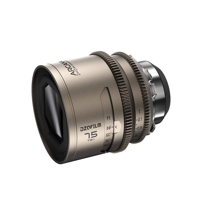 DZOFilm DZO-AR75PLI フルフレーム1.5xアナモルフィックレンズ Arcana 75mm T2.1 フィート表記 PLマウント