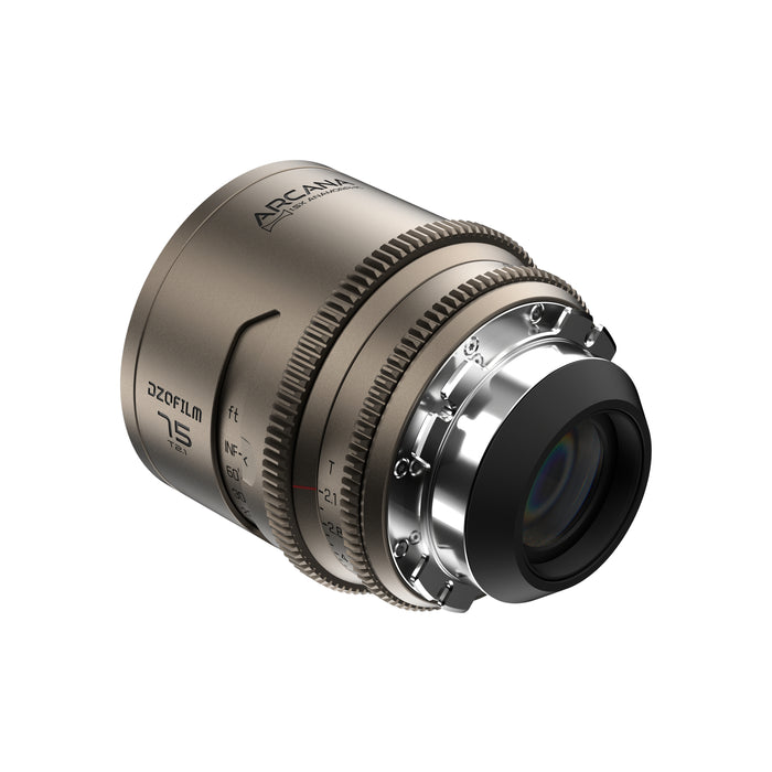 DZOFilm DZO-AR75PLI フルフレーム1.5xアナモルフィックレンズ Arcana 75mm T2.1 フィート表記 PLマウント