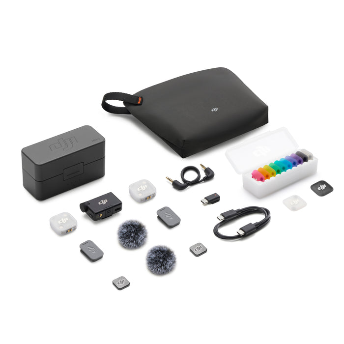 DJI MIC MINI マイクミニ　充電ケース付き DJI Mic Mini ワイヤレスマイク 2TX+1RX+充電ケース