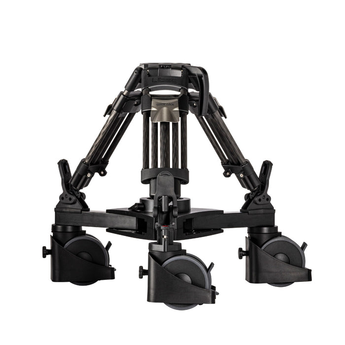 Libec TK-210QC 100mmプロ用 クイックロックベビー三脚 タンキャク(75mm変換アダプター付属/カーボン)