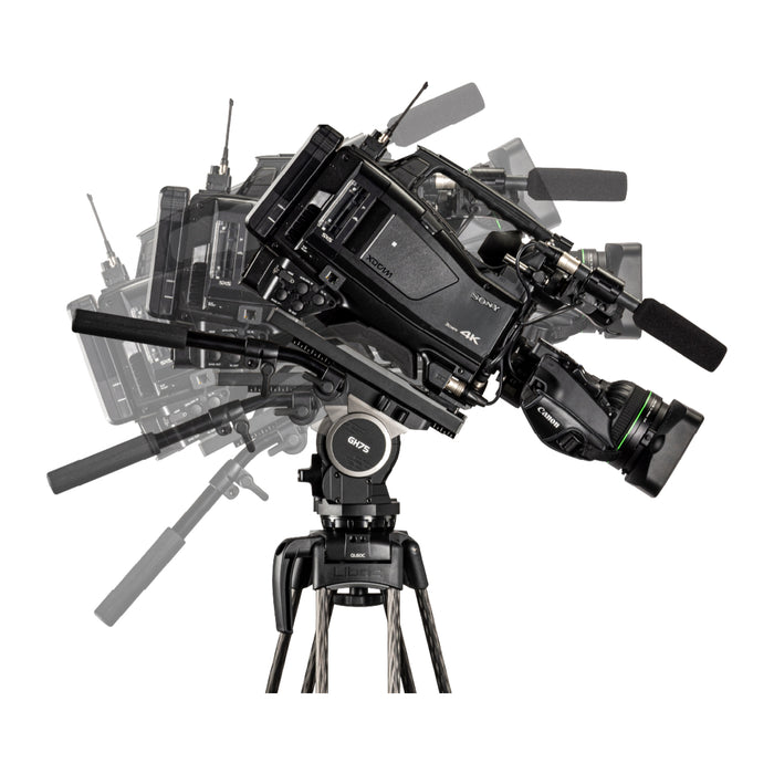 Libec GH75 100mm三脚ヘッド(最大搭載重量17kg)