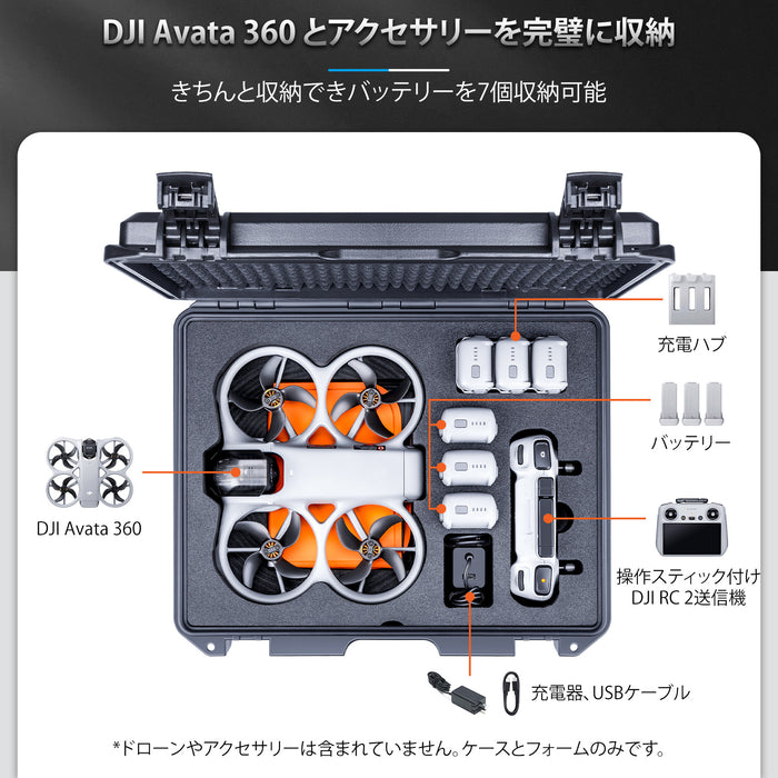 Lykus DCP-AT300 Avata 360 コンボ ハードケース