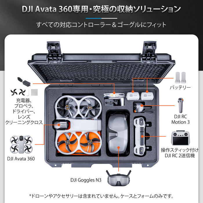 Lykus DCP-AT310 Avata 360 モーションコンボ ハードケース
