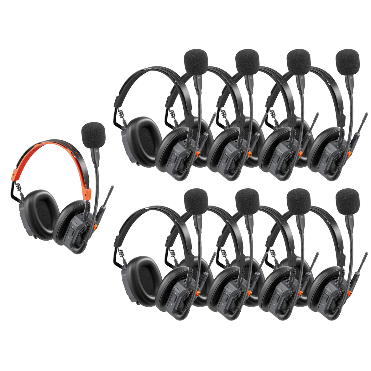 Saramonic WiTalk9 X-9D ワイヤレスインターカム WiTalk9X 9人用両耳ヘッドセットキット