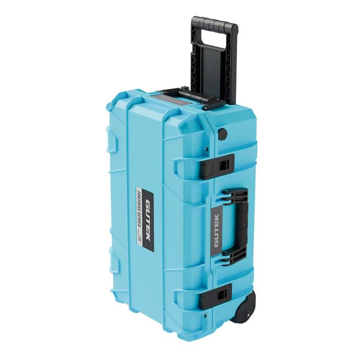 【特典付き】GUTEK T-300 Azure Blue Tortoise(トータス) 20インチ キャリーオンプロテクターケース(アジュールブルー)