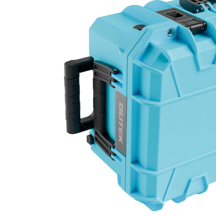 【特典付き】GUTEK T-300 Azure Blue Tortoise(トータス) 20インチ キャリーオンプロテクターケース(アジュールブルー)