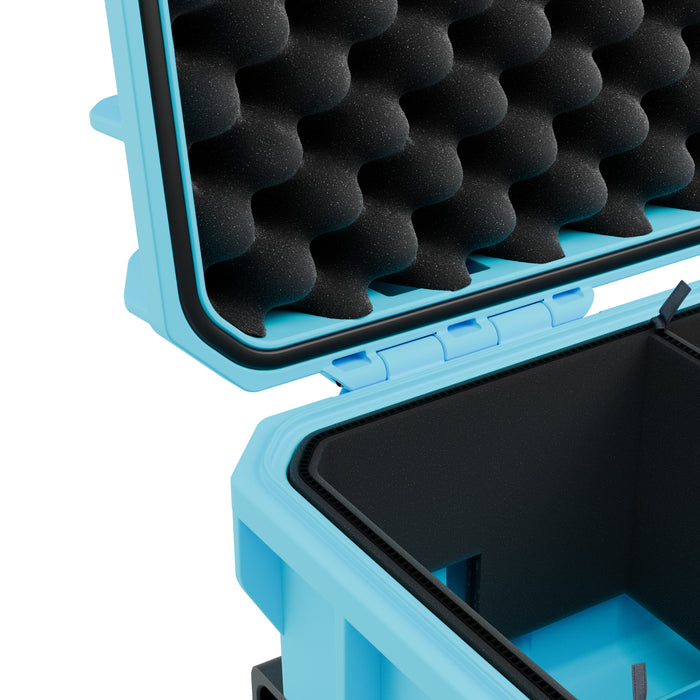 【特典付き】GUTEK T-300 Azure Blue Tortoise(トータス) 20インチ キャリーオンプロテクターケース(アジュールブルー)