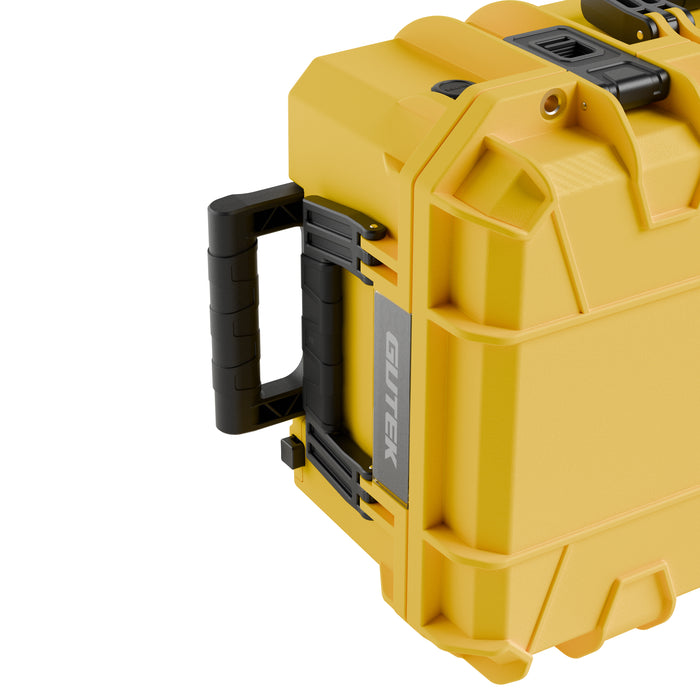 【特典付き】GUTEK T-300 Yellow Tortoise(トータス) 20インチ キャリーオンプロテクターケース(イエロー)