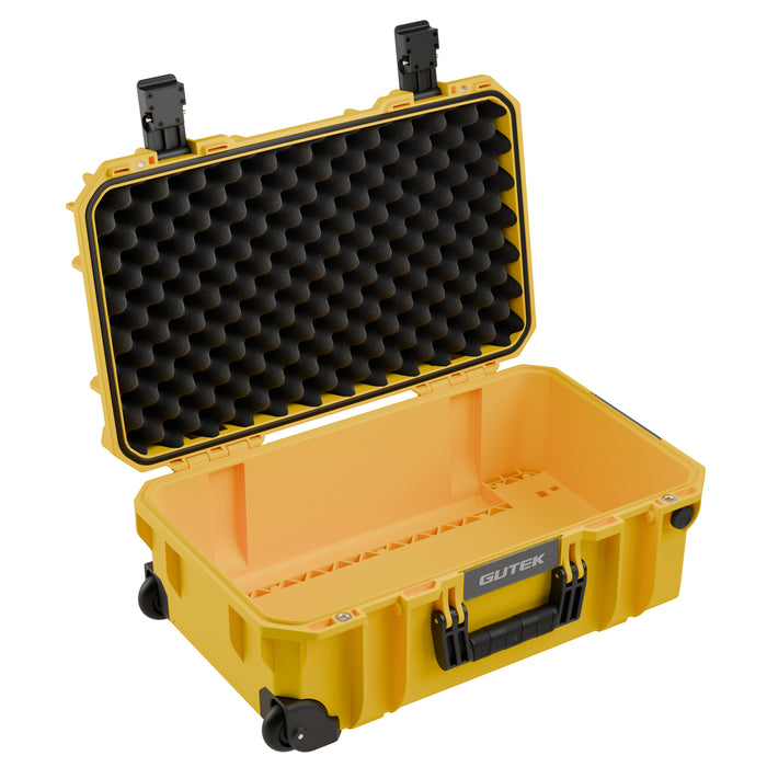 【特典付き】GUTEK T-300 Yellow Tortoise(トータス) 20インチ キャリーオンプロテクターケース(イエロー)