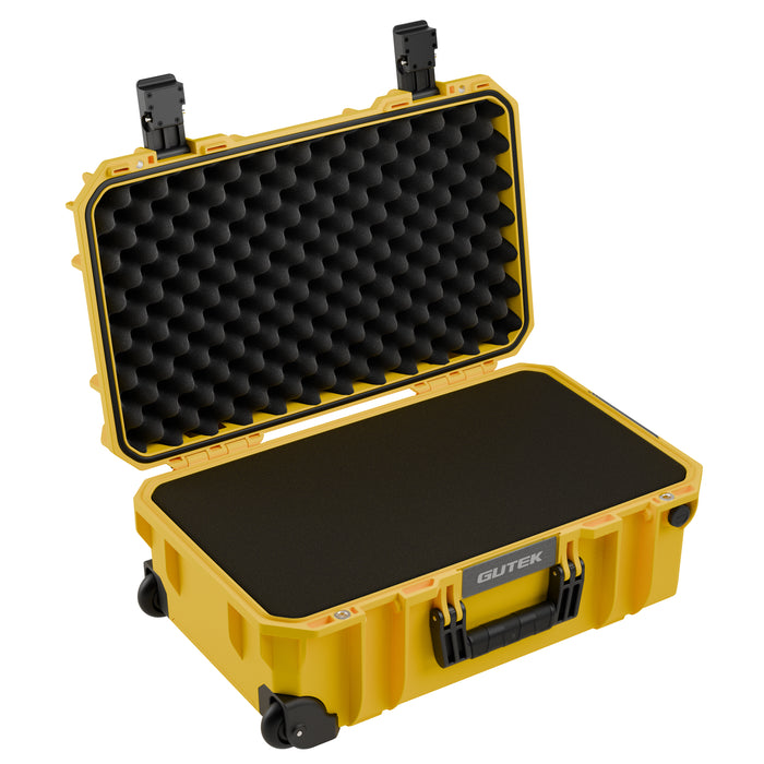 【特典付き】GUTEK T-300 Yellow Tortoise(トータス) 20インチ キャリーオンプロテクターケース(イエロー)