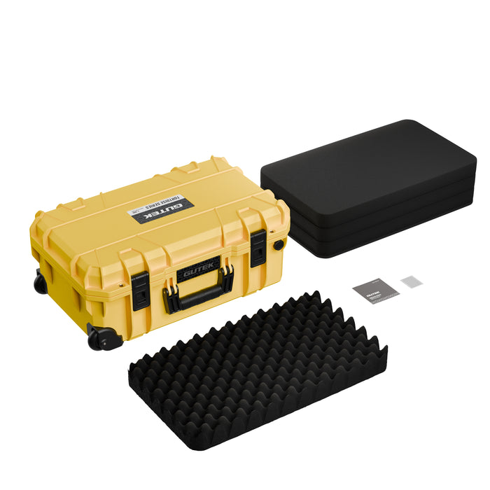 【特典付き】GUTEK T-300 Yellow Tortoise(トータス) 20インチ キャリーオンプロテクターケース(イエロー)