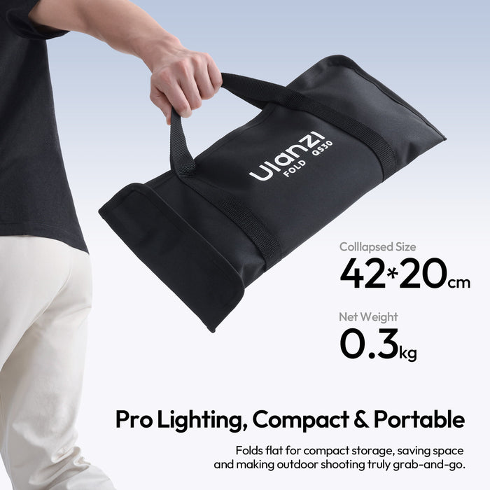 Ulanzi L304 FOLD QS30 30cm 八角形ソフトボックス ミニボーエンズマウント＆グリッド付き