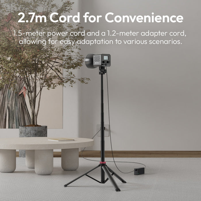 Ulanzi L076 HT005 40W Pro/RGBライト向けAC/DCアダプター(JP)