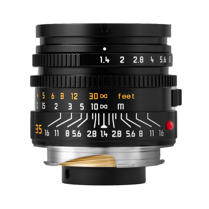 LIGHT LENS LAB LLL-35-AA-B M 35mm f/1.4 A.A. 11873 ー 周A.A. ブラックアルマイト