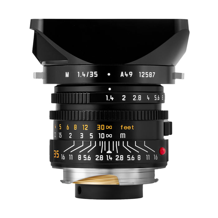 LIGHT LENS LAB LLL-35-AA-B M 35mm f/1.4 A.A. 11873 ー 周A.A. ブラックアルマイト