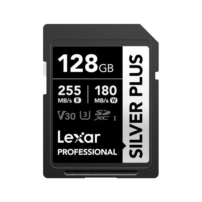 Lexar LSDSIPL128G-BNNPJ SDXCカード SILVER PLUS V30 128GB