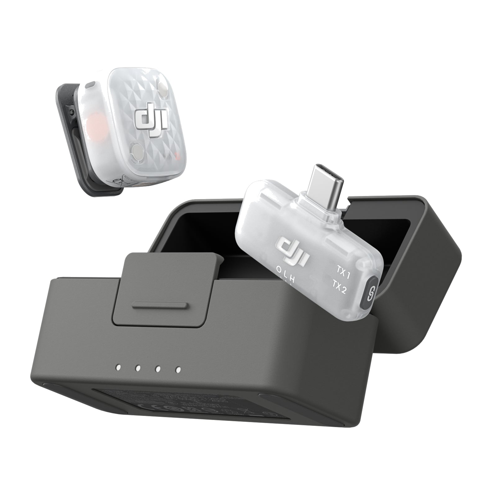 DJI Mic Mini 2S(1 TX + 1 モバイル RX + 充電ケース)