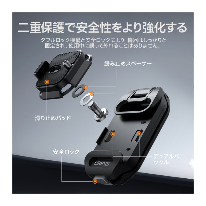 Ulanzi C035A UKA07 Ukaバックパック用クイックリリースキット