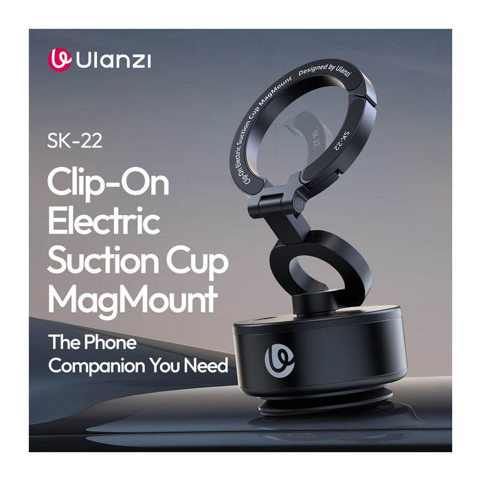 Ulanzi M096A SK-22 スマホ用電動吸盤スタンド
