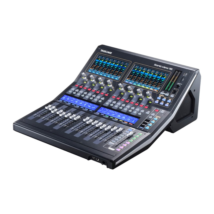 TASCAM Sonicview 16XP 16chマイクプリアンプ/XLR入力搭載 32chマルチトラックレコ―ディングカード搭載デジタルミキサー