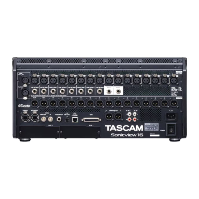 TASCAM Sonicview 16XP 16chマイクプリアンプ/XLR入力搭載 32chマルチトラックレコ―ディングカード搭載デジタルミキサー