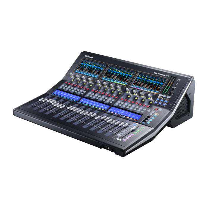 TASCAM Sonicview 24XP 24chマイクプリアンプ/XLR入力搭載 32chマルチトラックレコ―ディングカード搭載デジタルミキサー