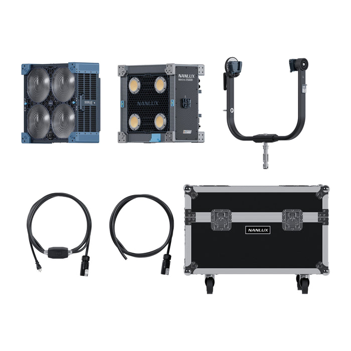 NANLUX Matrix 2500B KIT Matrix 2500B スポットライト 2500W バイカラー 電動フレネルレンズ付属 フライトケースキット
