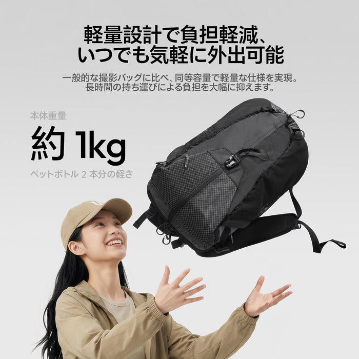 Ulanzi B216 TP01 トラベルフォトバックパック 25L