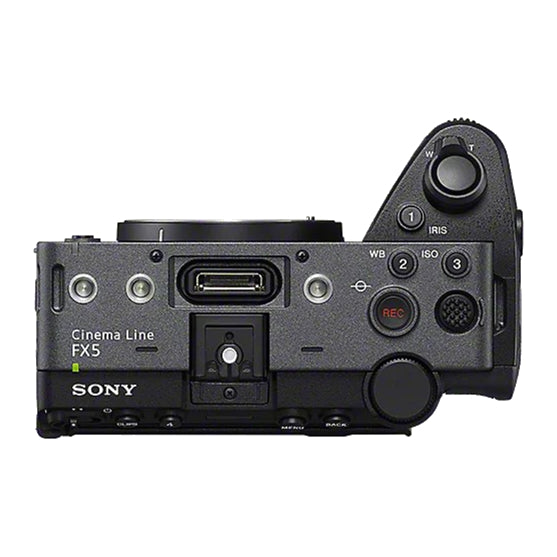 SONY ILME-FX5 プロフェッショナルカムコーダー FX5(XLRハンドルユニット付き)