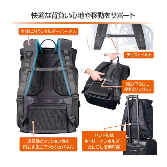 HAKUBA SGWSB-BP18BK GW-STANDARD ブロス バックパック18 ブラック