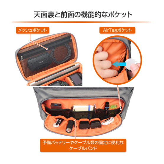 HAKUBA SGWSB-SB12GY GW-STANDARD ブロス ショルダーバッグ12 グレー