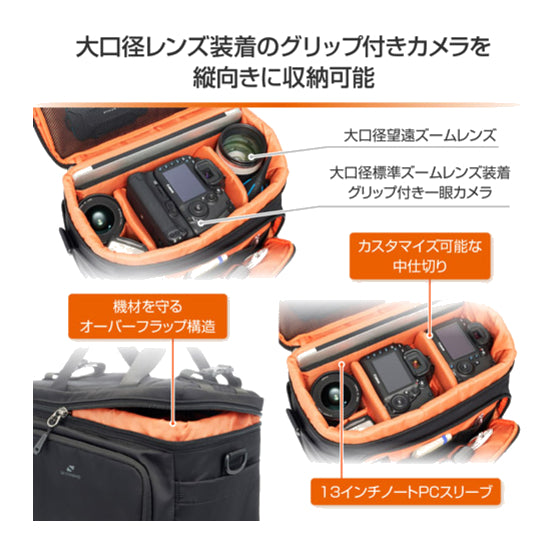 HAKUBA SGWSB-SB12BK GW-STANDARD ブロス ショルダーバッグ12 ブラック