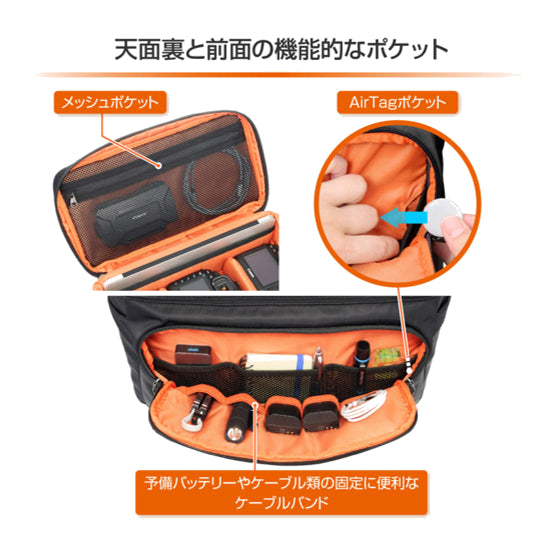 HAKUBA SGWSB-SB12BK GW-STANDARD ブロス ショルダーバッグ12 ブラック