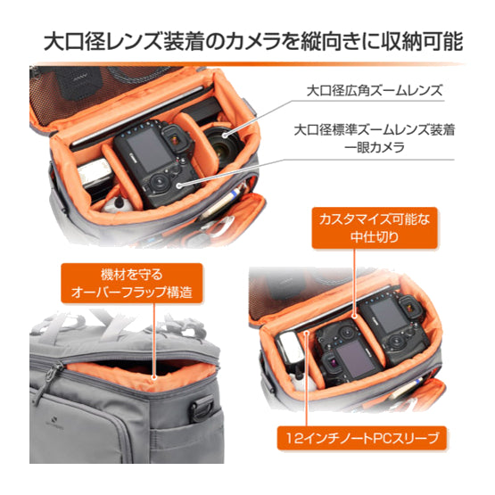 HAKUBA SGWSB-SB8GY GW-STANDARD ブロス ショルダーバッグ8　グレー