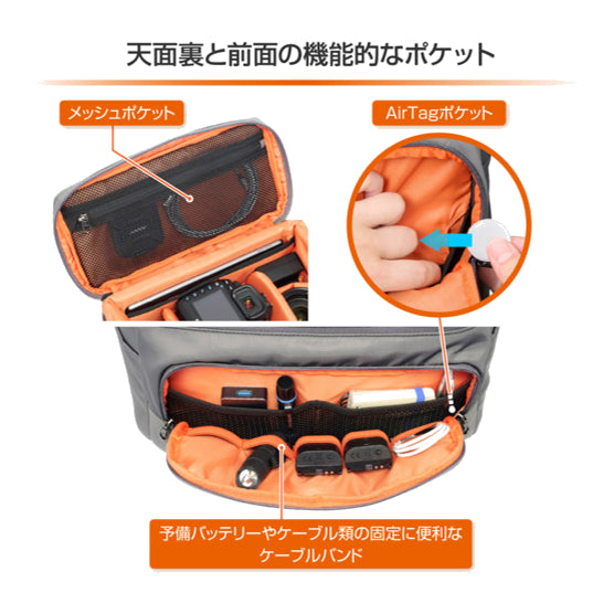HAKUBA SGWSB-SB8GY GW-STANDARD ブロス ショルダーバッグ8　グレー