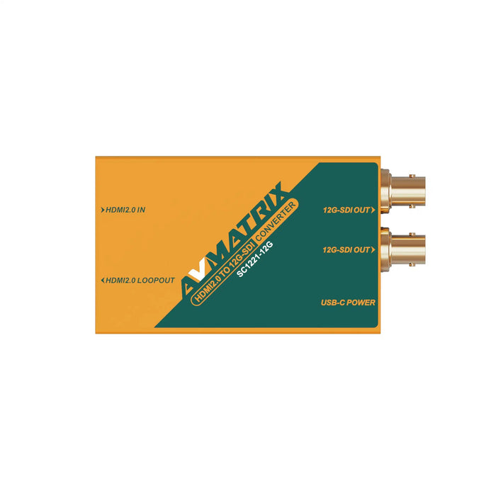 AVMATRIX SC1221-12G HDMI to 12G-SDIコンバーター