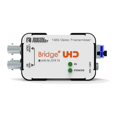 DIGITAL FORECAST UHD_M_OTR_TXRX 12G-SDI 1入力2出力光延長器セット