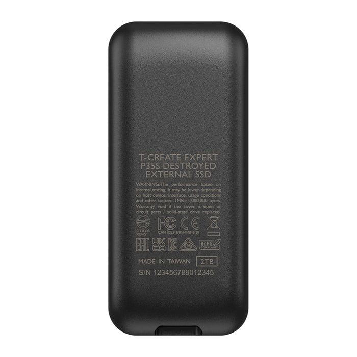 TeamGroup TPSED1256G0C136 T-CREATE EXPERT P35 EXTERNAL 256GB SSD