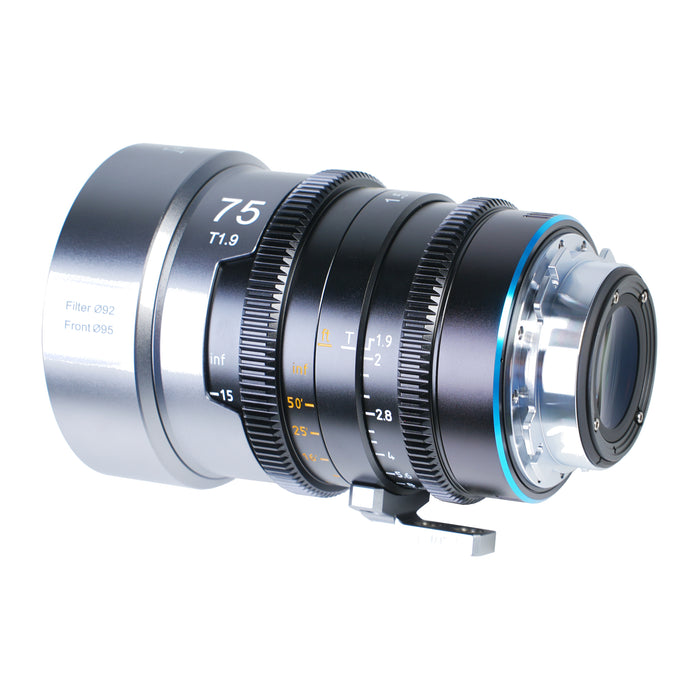 【特典付き】SIRUI IRON-75-B-JP IronStar マウント交換式アナモルフィックレンズ 1.5x Full Frame 75mm PL/ブルー(EFアダプター付)