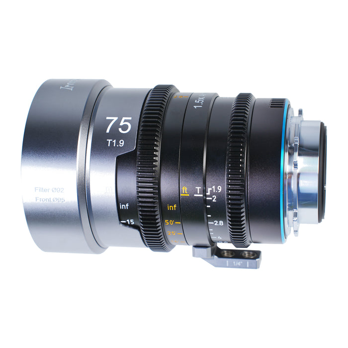 【特典付き】SIRUI IRON-75-B-JP IronStar マウント交換式アナモルフィックレンズ 1.5x Full Frame 75mm PL/ブルー(EFアダプター付)