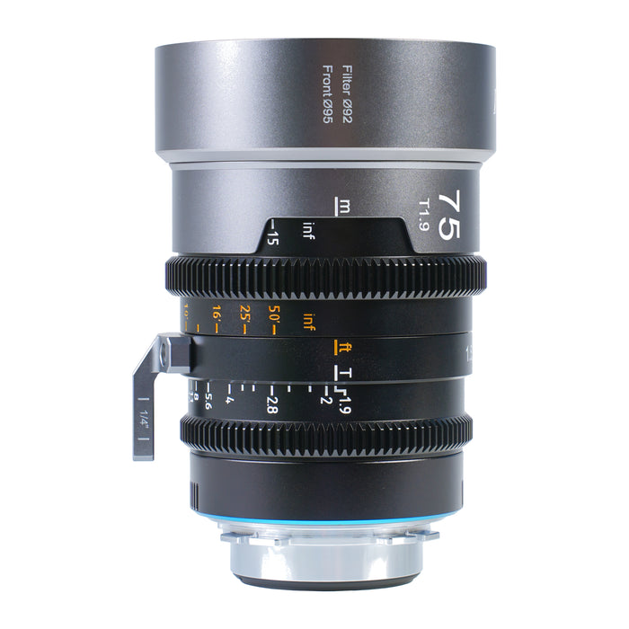 【特典付き】SIRUI IRON-3DS-B+292A IronStar マウント交換式アナモルフィックレンズ 1.5x Full Frame 3本セット(75/100/135mm)  PL/ブルー(EFアダプター/フィルター2種付)