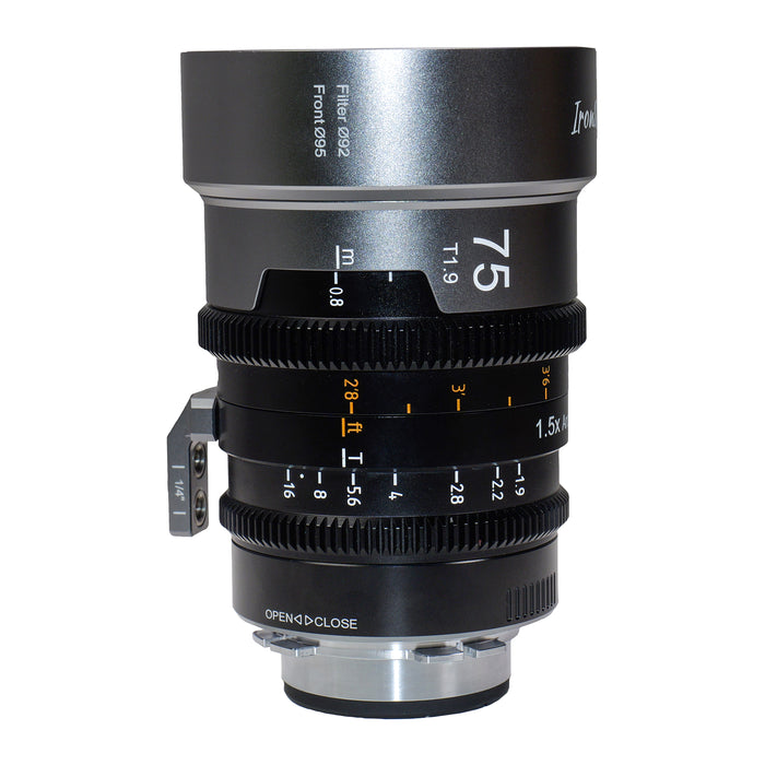 【特典付き】SIRUI IRON-3DS-N+292A IronStar マウント交換式アナモルフィックレンズ 1.5x Full Frame 3本セット(75/100/135mm)  PL/ナチュラル(EFアダプター/フィルター2種付)