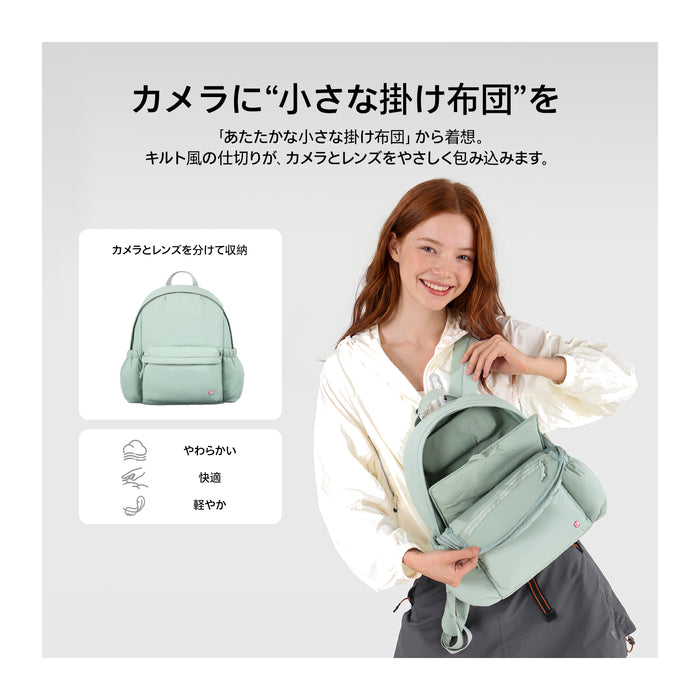 Ulanzi B228 BP02 パファーカメラバックパック グリーン