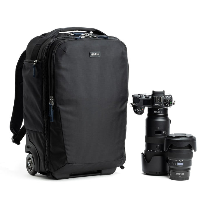 ThinkTANKphoto エアポート エッセンシャルズ ローリング バックパック ブラック Airport Essentials Rolling Backpack Black