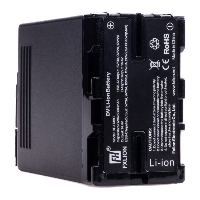 FXLION DF-U98C ソニーBP-Uシリーズ用バッテリー(98Wh)