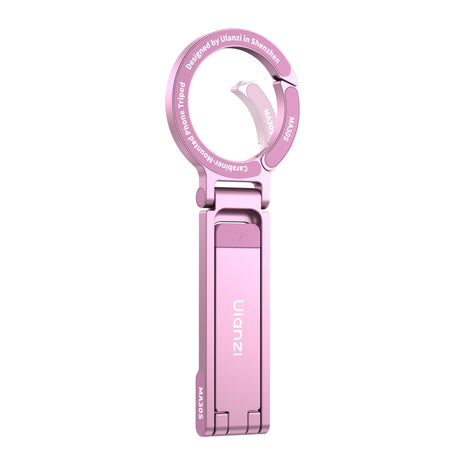 Ulanzi T213 MA30S カラビナ一体薄型スマホ三脚(ピンク)