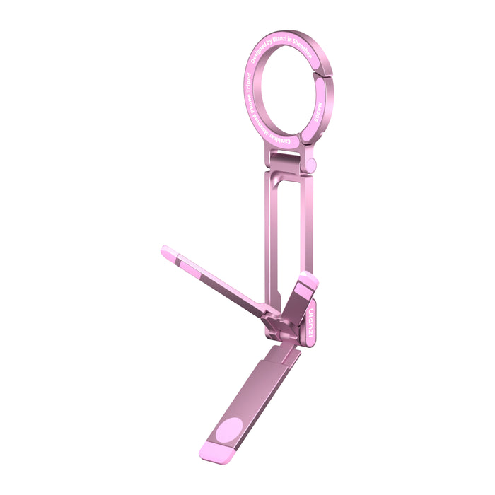 Ulanzi T213 MA30S カラビナ一体薄型スマホ三脚(ピンク)