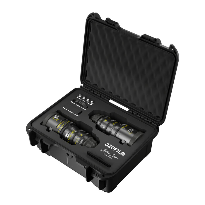 DZOFilm DZO-AZ25180M フルフレームズームレンズArles Zoom 2本セット フィート表記 25-75/65-180mm T2.6 PLマウント