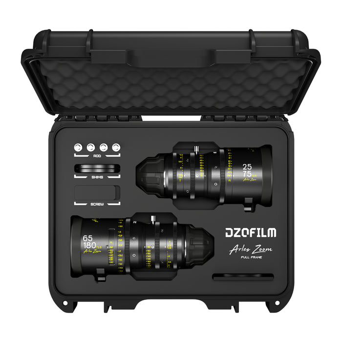 DZOFilm DZO-AZ25180I フルフレームズームレンズArles Zoom 2本セット メートル表記 25-75/65-180mm T2.6 PLマウント