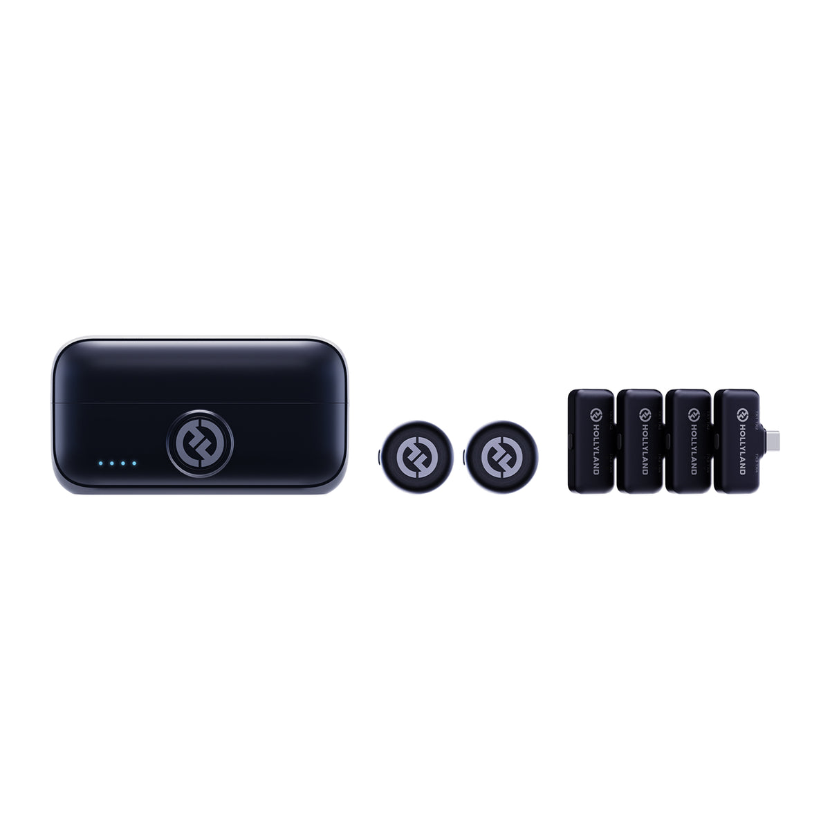 Hollyland Lark M3 ワイヤレスマイク 送信機2台 USB受信機4台 コンボ